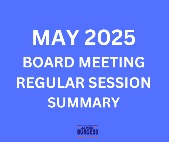 May 2025 Regular Session Summary – Turner County Board of Commissioners